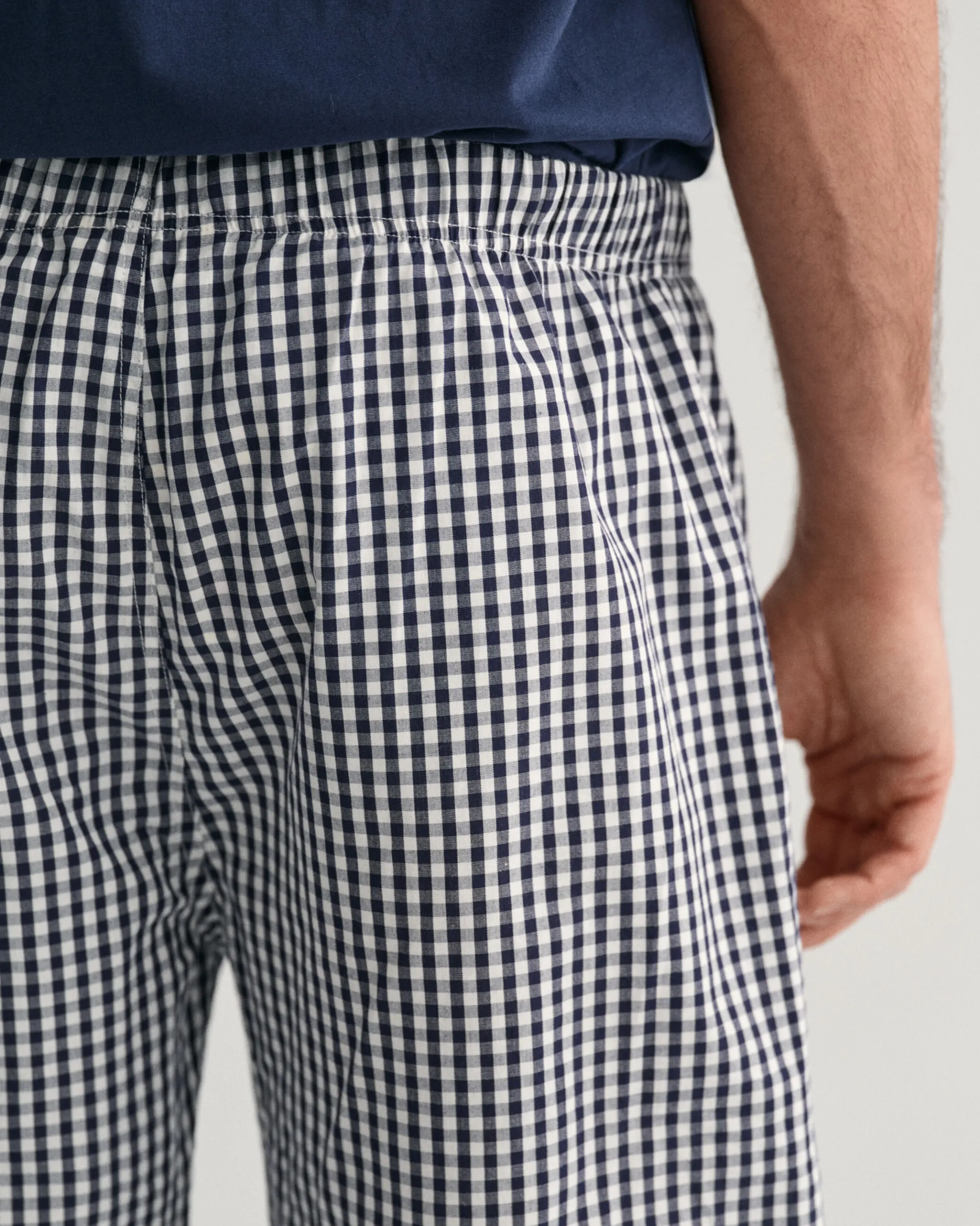 Gingham Checked Pajama Shorts