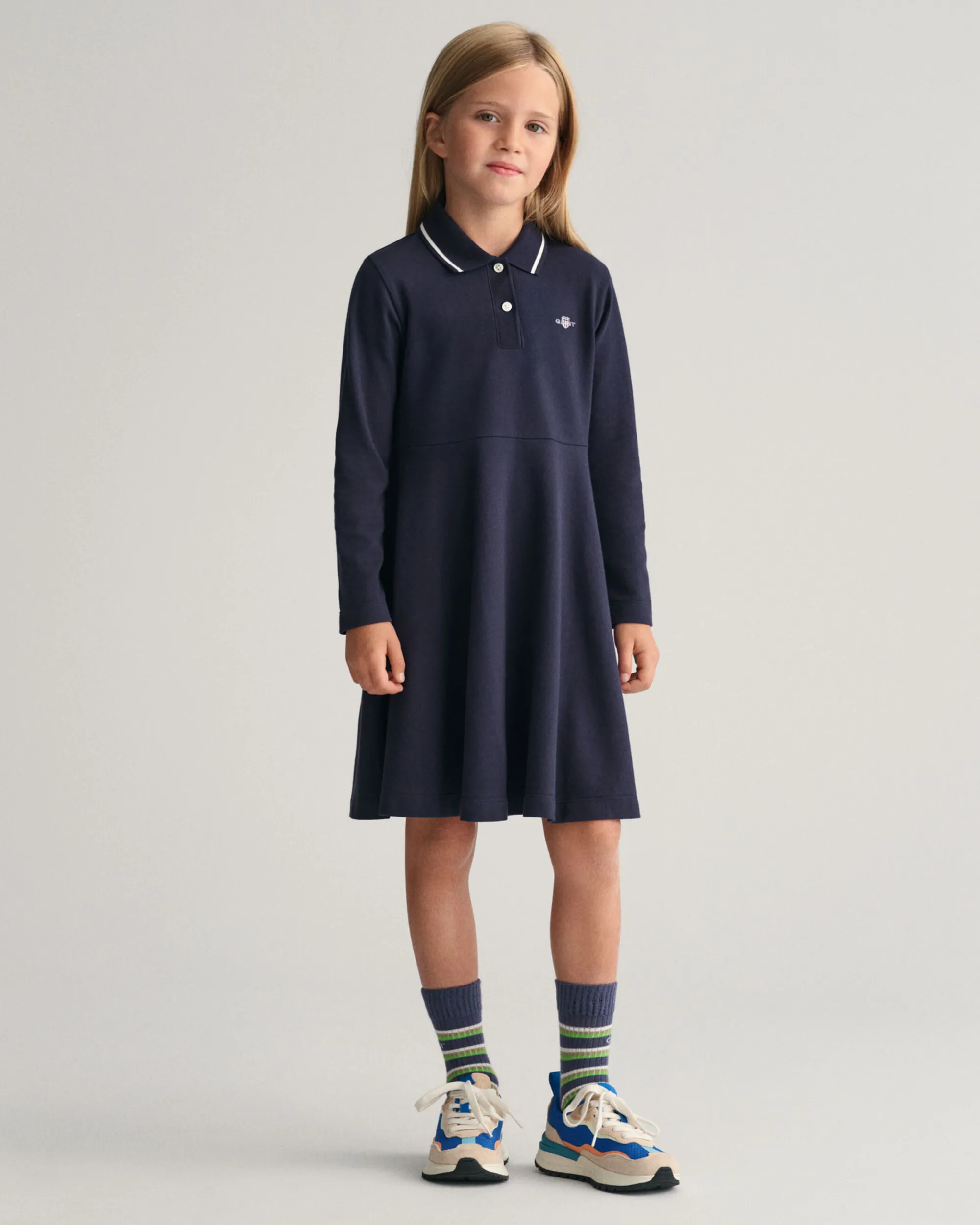 Girls Piqué Spin Dress