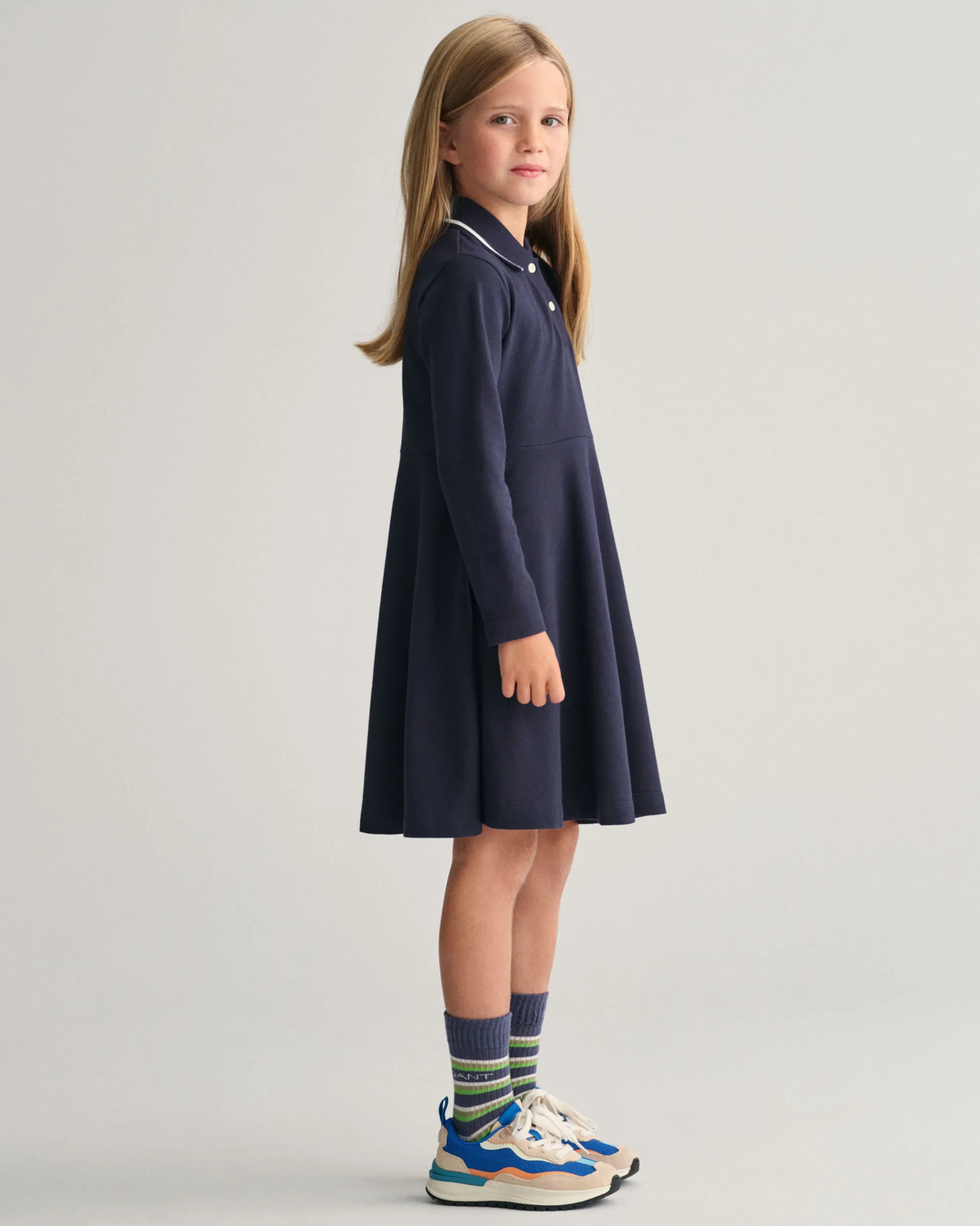 Girls Piqué Spin Dress