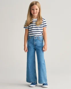Girls Wide Leg Jeans