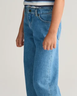 Girls Wide Leg Jeans