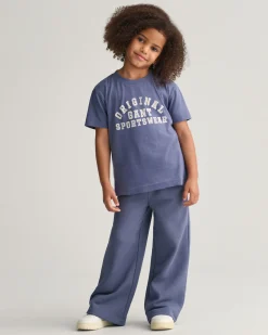 Girls Wide Leg Jersey Pants