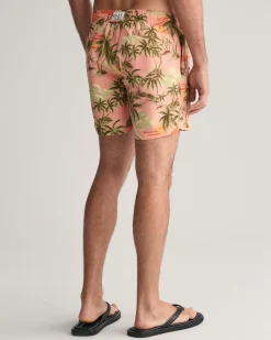 Hawaiian Print Swim Shorts