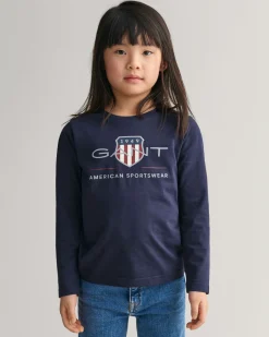 Kids Archive Shield Long Sleeve T-Shirt