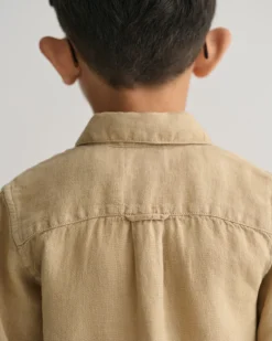 Kids Linen Short Sleeve Shirt