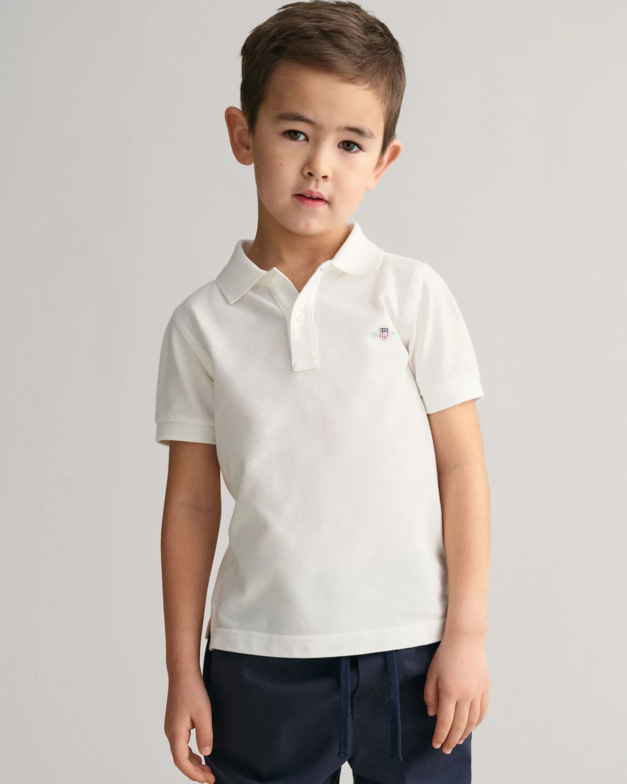 Kids Shield Piqué Polo Shirt