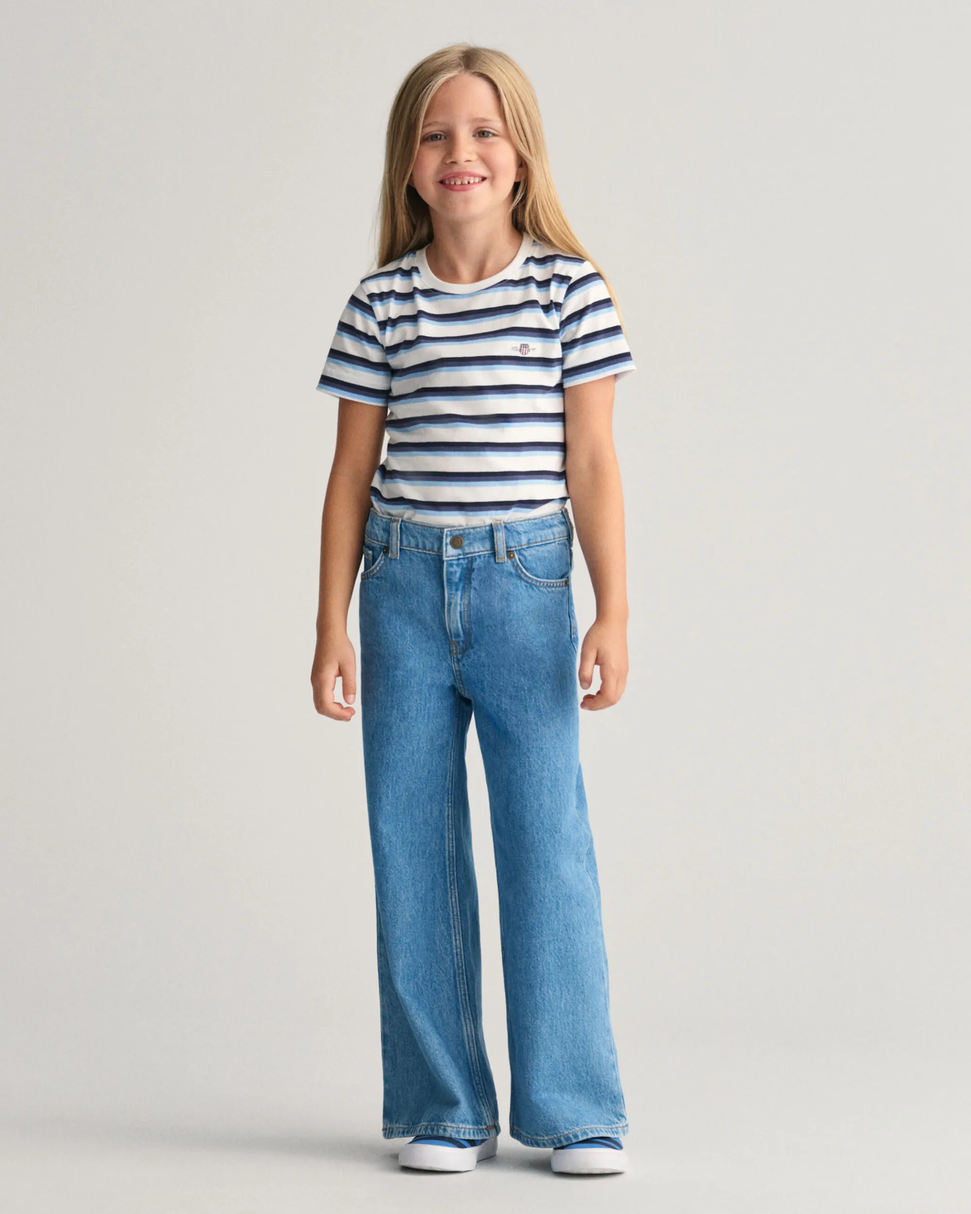 Kids Shield Striped T-Shirt