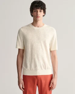 Knitted Cotton Linen T-Shirt