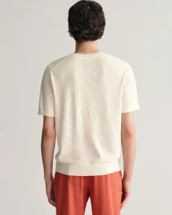 Knitted Cotton Linen T-Shirt