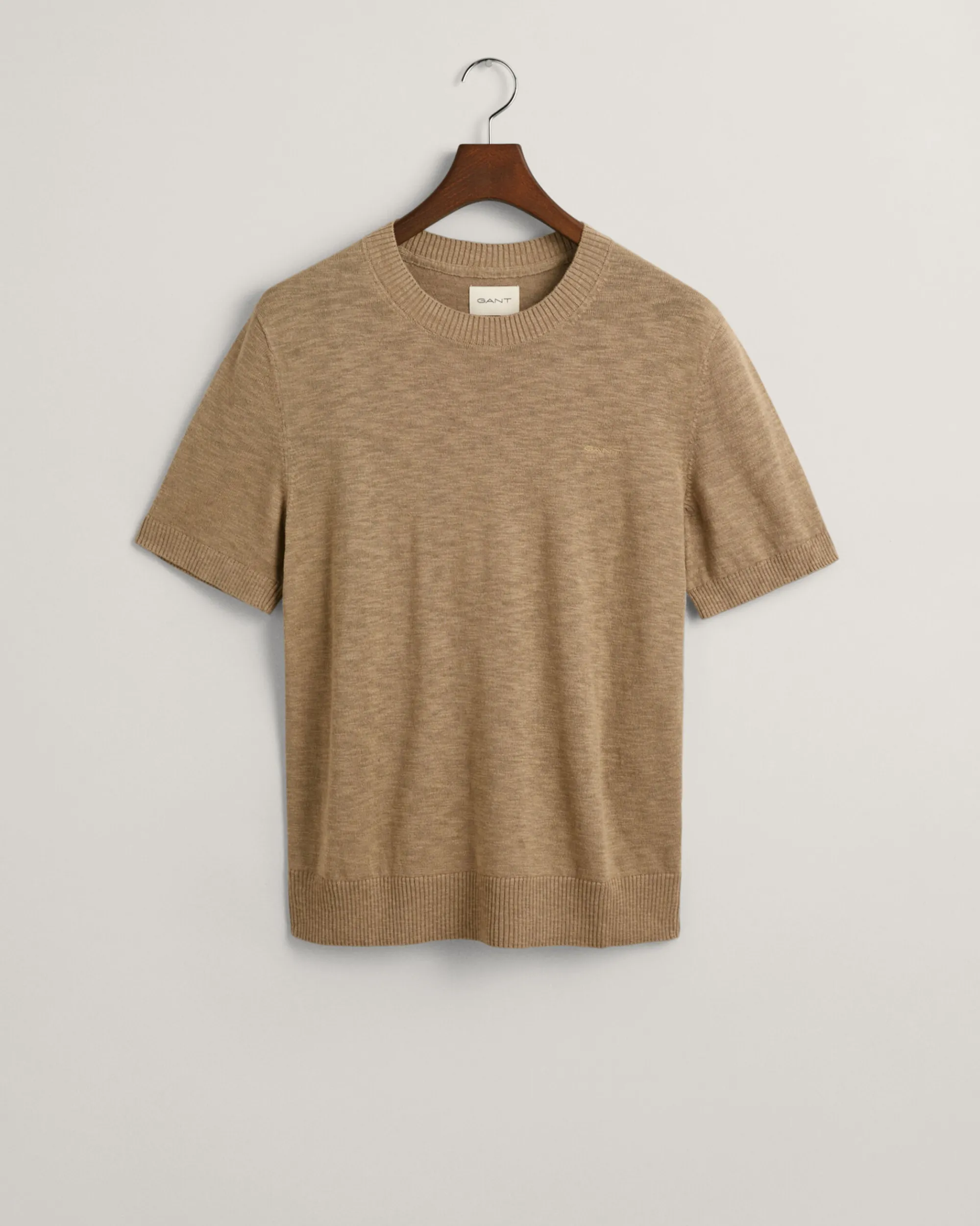 Knitted Cotton Linen T-Shirt