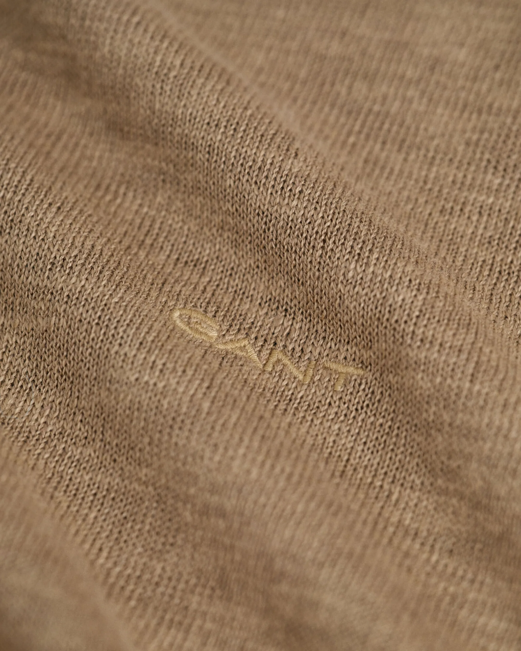 Knitted Cotton Linen T-Shirt