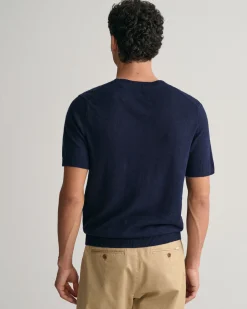 Knitted Cotton Linen T-Shirt