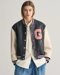 Leather Varsity Jacket