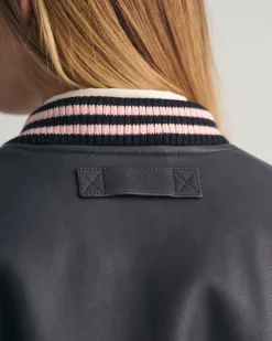 Leather Varsity Jacket