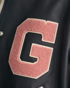Leather Varsity Jacket