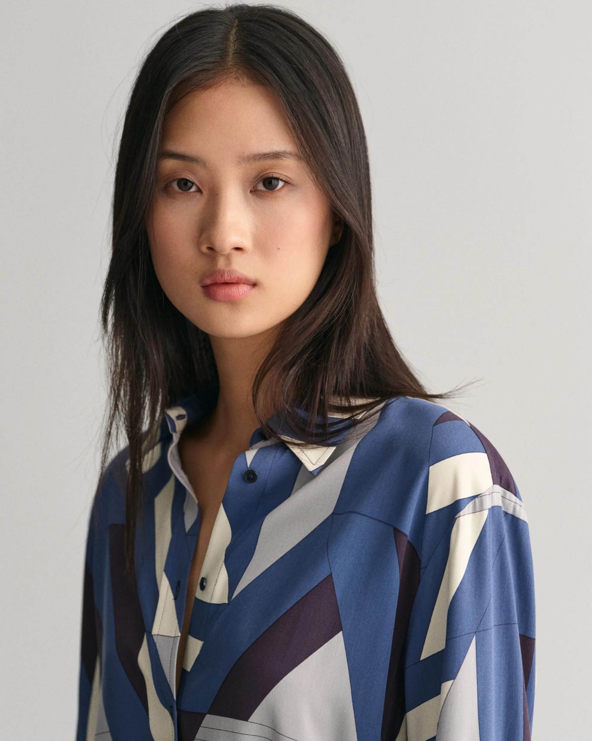 Letters Print Shirt Dress