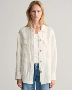 Linen Blend Overshirt