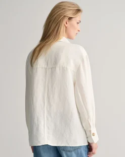 Linen Blend Overshirt