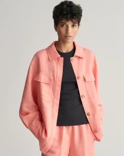 Linen Blend Overshirt