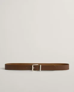 Logo Leather Belt