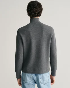 Milano Knit Cotton Half-Zip Sweater