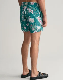 Oleander Print Swim Shorts