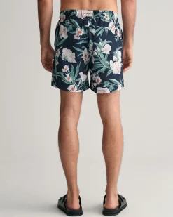 Oleander Print Swim Shorts