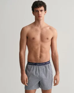 2-Pack Gingham And Striped Boxers