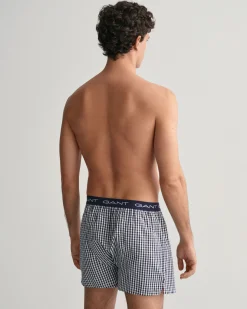 2-Pack Gingham And Striped Boxers
