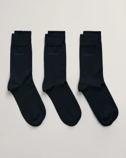 3-Pack Mercerized Cotton Socks