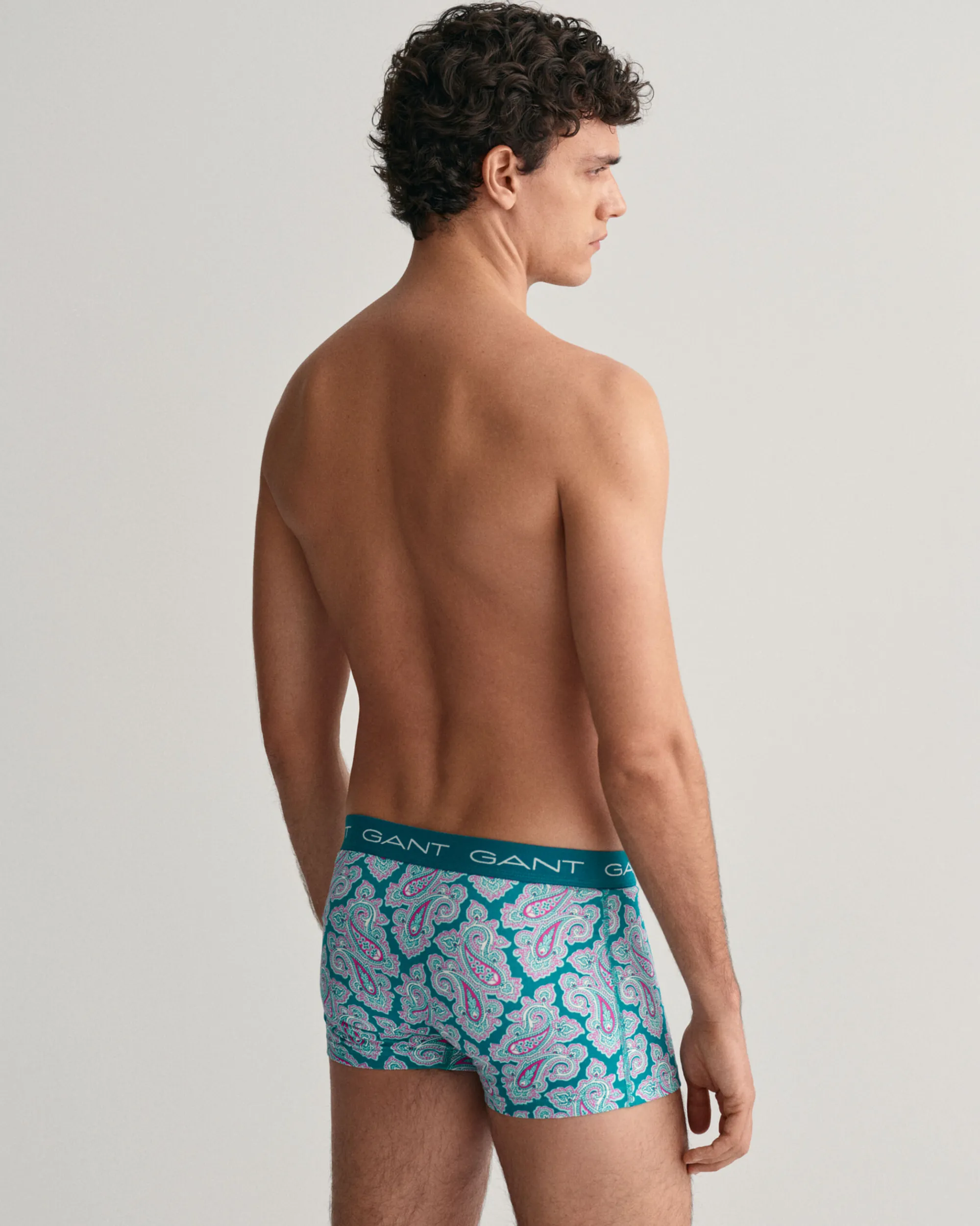 3-Pack Paisley Print Trunks