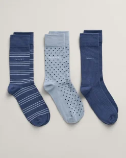 3-Pack Patterned Socks