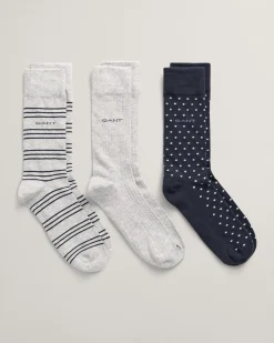 3-Pack Patterned Socks