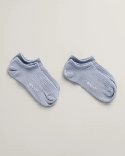 2-Pack Ribbed Lyocell Low Cut Socks