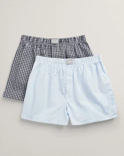 2-Pack Striped And Gingham Boxers