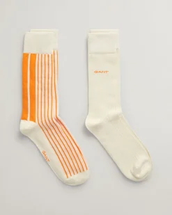 2-Pack Striped Ribbed Socks