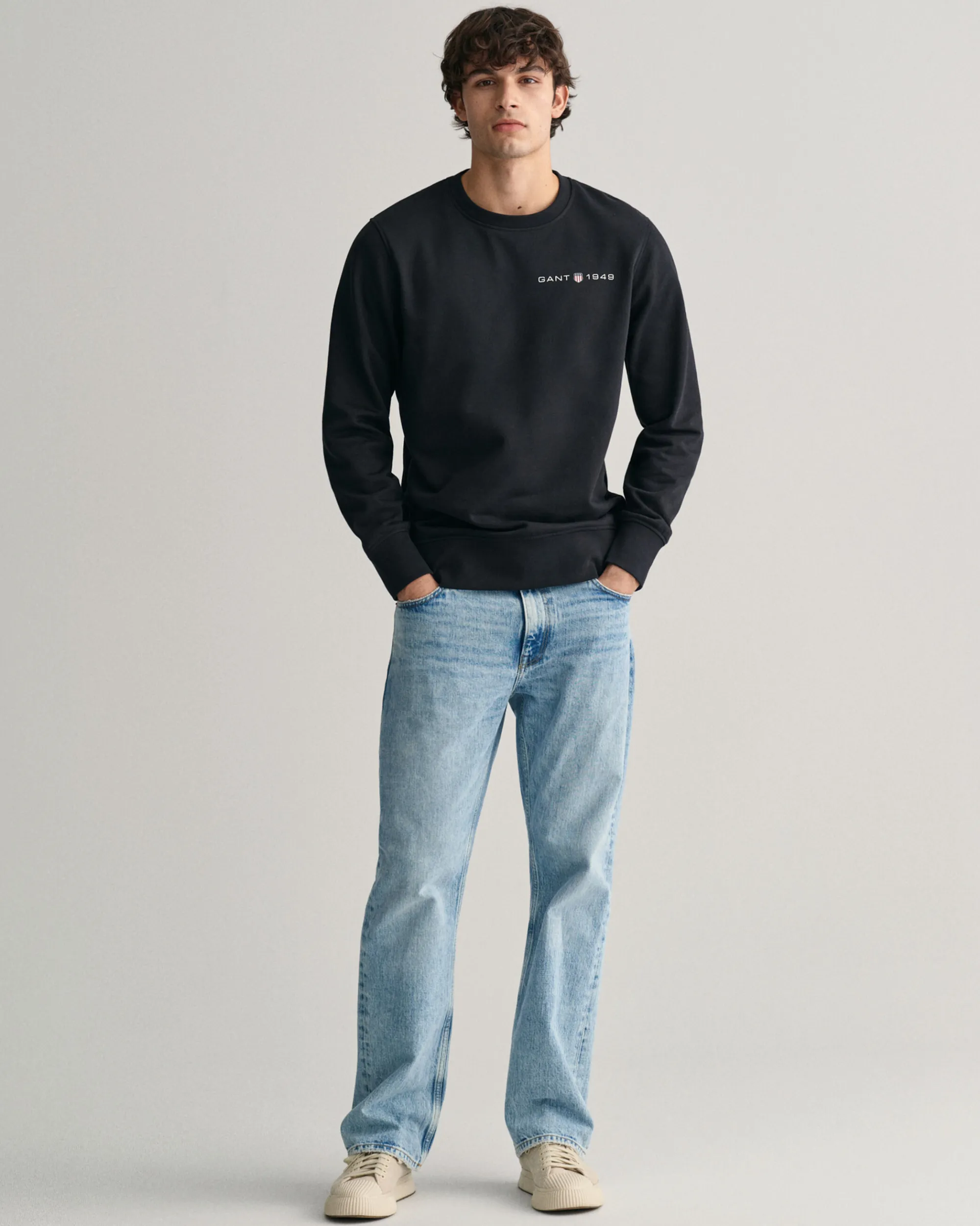 Printed Graphic Crew Neck Sweatshirt