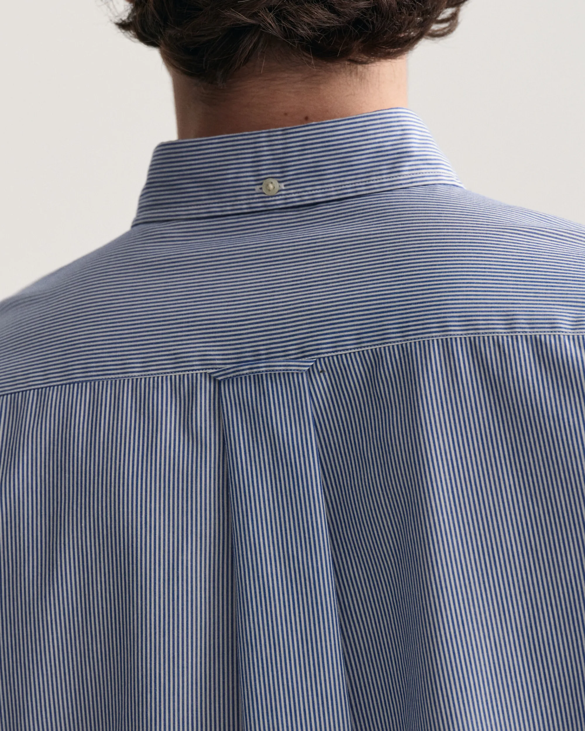 Regular Fit Banker Stripe Poplin Shirt