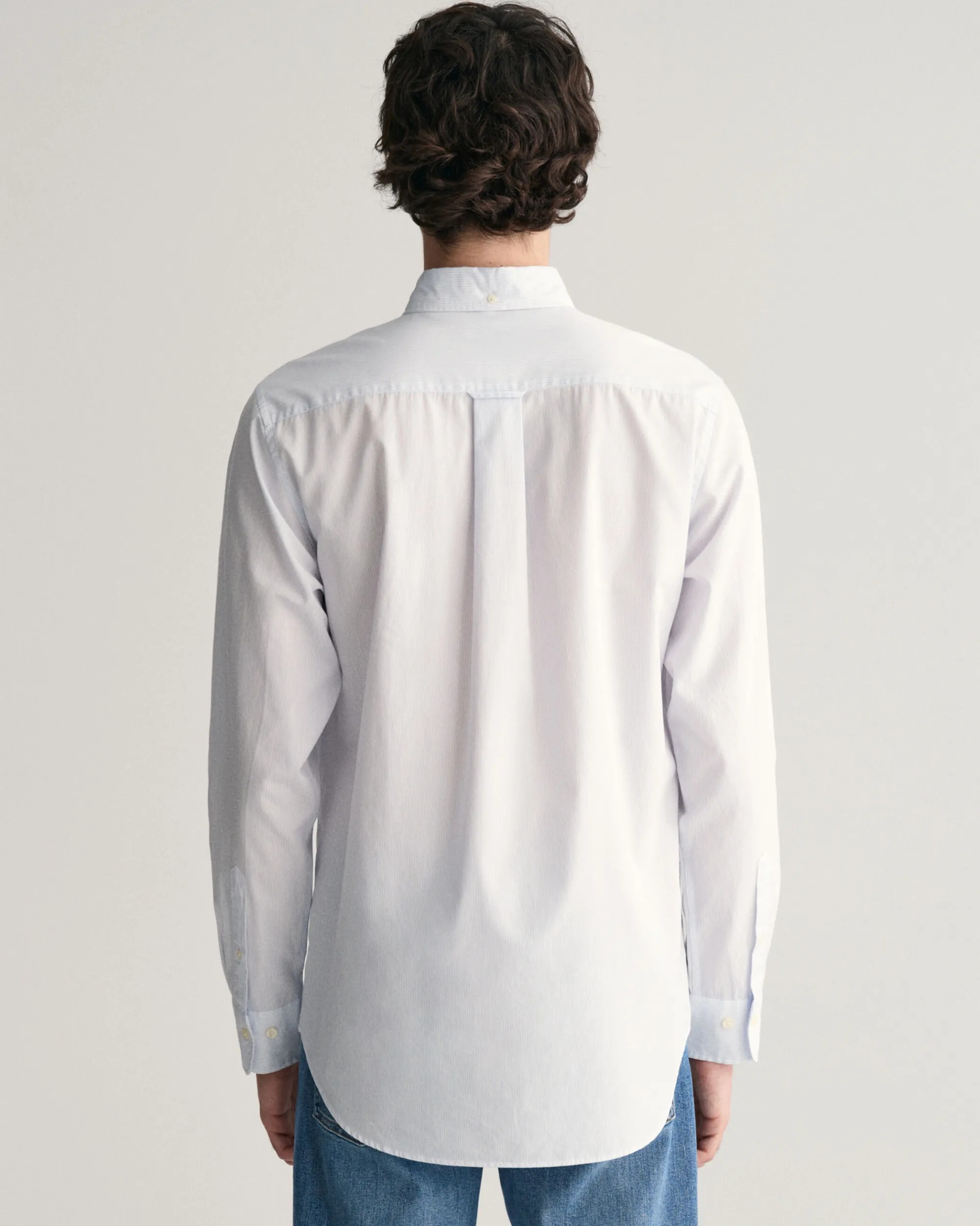 Regular Fit Banker Stripe Poplin Shirt