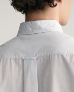 Regular Fit Banker Stripe Poplin Shirt
