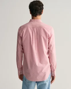 Regular Fit Banker Stripe Poplin Shirt