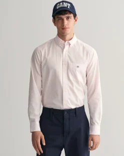 Regular Fit Banker Stripe Poplin Shirt