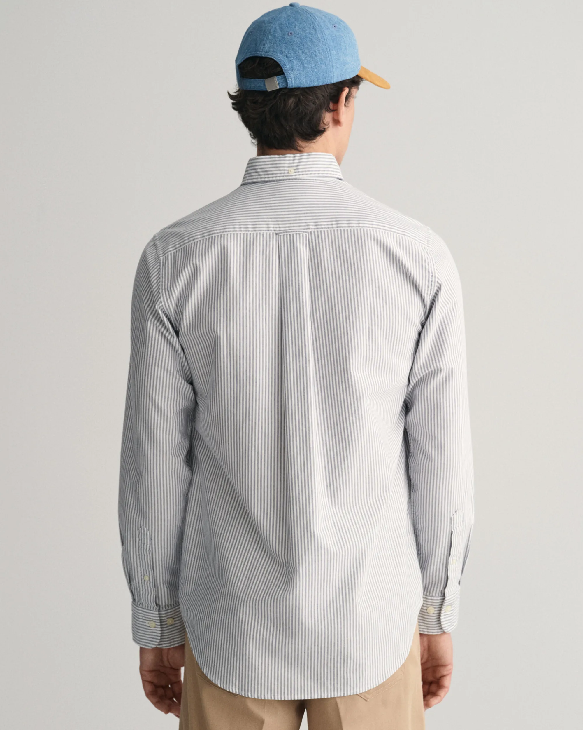 Regular Fit Banker Stripe Oxford Shirt