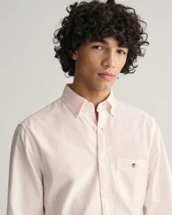 Regular Fit Banker Stripe Oxford Shirt
