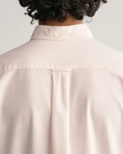 Regular Fit Banker Stripe Oxford Shirt
