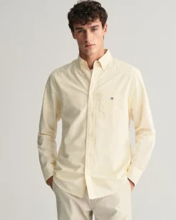 Regular Fit Banker Stripe Oxford Shirt