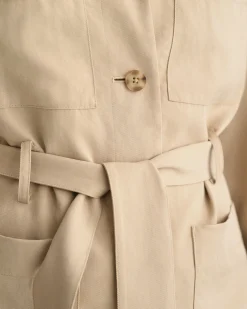 Regular Fit Belted Blazer Jacket