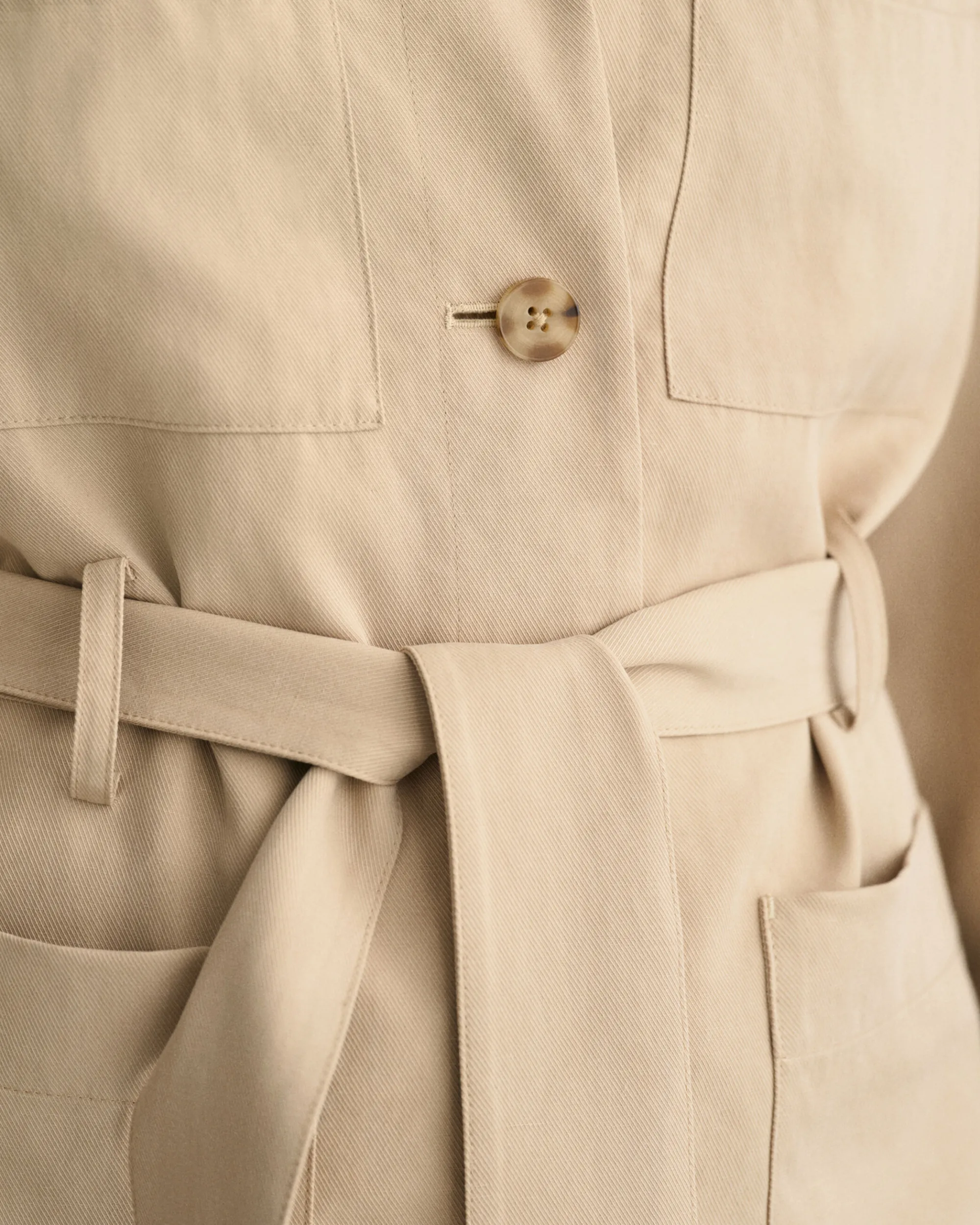 Regular Fit Belted Blazer Jacket