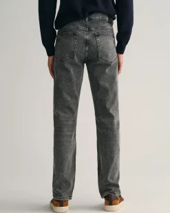 Regular Fit Black Wash Jeans