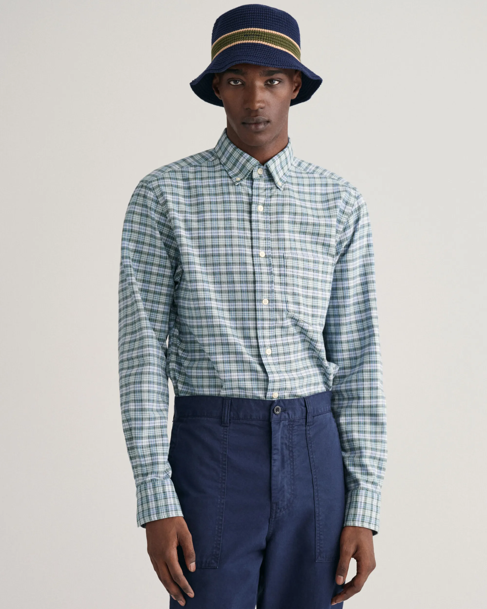Regular Fit Checked Archive Oxford Shirt